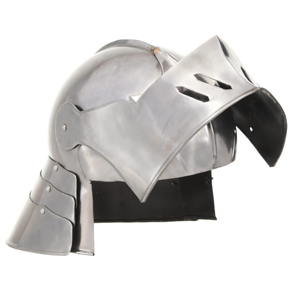 Preußische Pickelhaube Antik Replik für LARP Schwarz Stahl