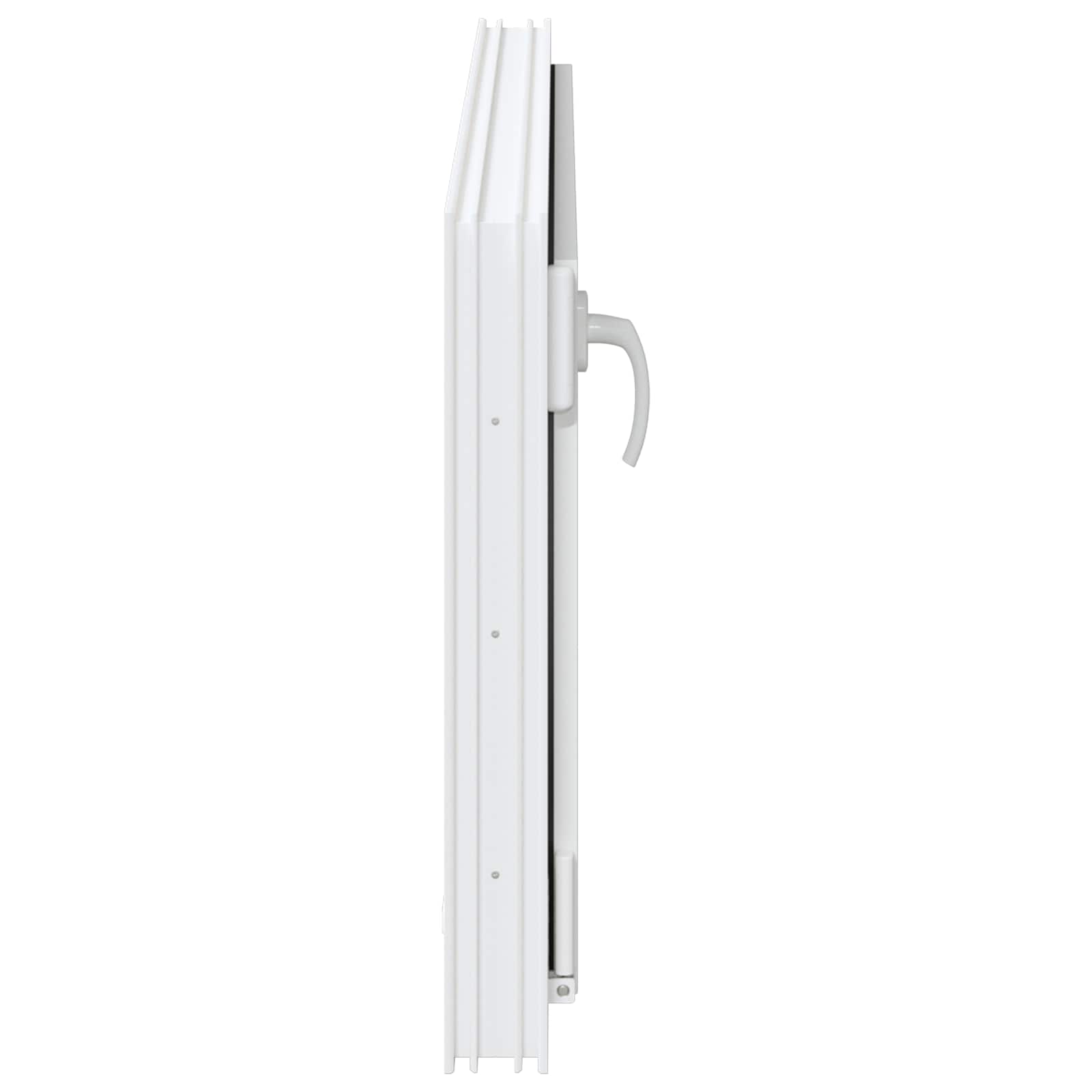 Kellerfenster RISOR 50 x 50 cm PVC und Glas Weiß