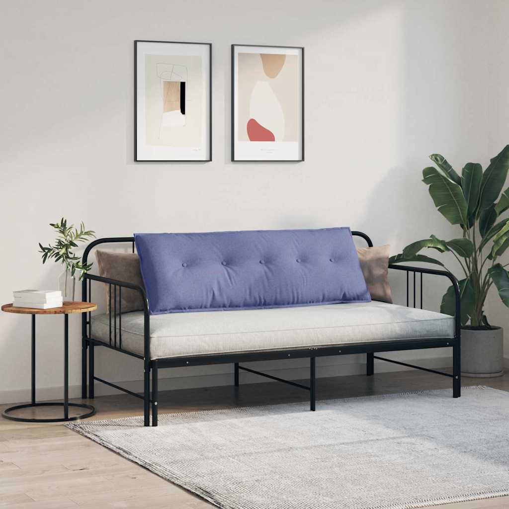 Rückenkissen Hellgrau 50 x 19 x 45 cm Stoff