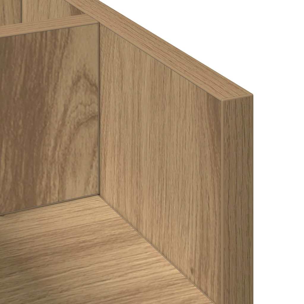 Schreibtisch-Organizer Weiß 44,5x24x25 cm Holzwerkstoff