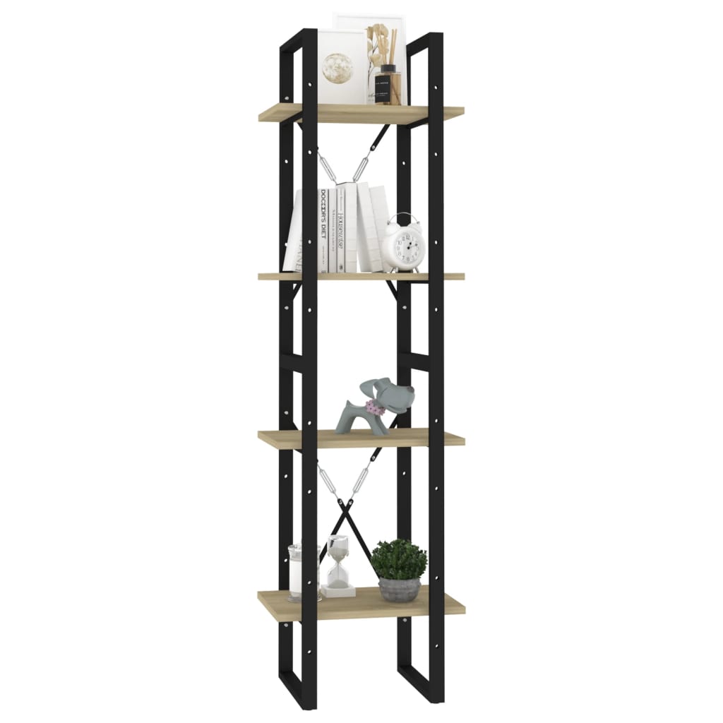 Bücherregal 2 Fächer Weiß 40x30x70 cm Holzwerkstoff