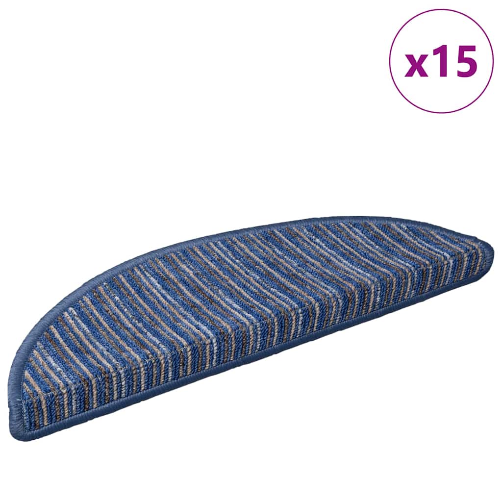 Selbstklebende Treppenschoner 15 pcs Anthrazit 56 x 17 x 3 cm
