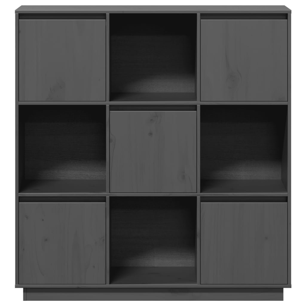 Highboard 110,5x35x117 cm Massivholz Kiefer