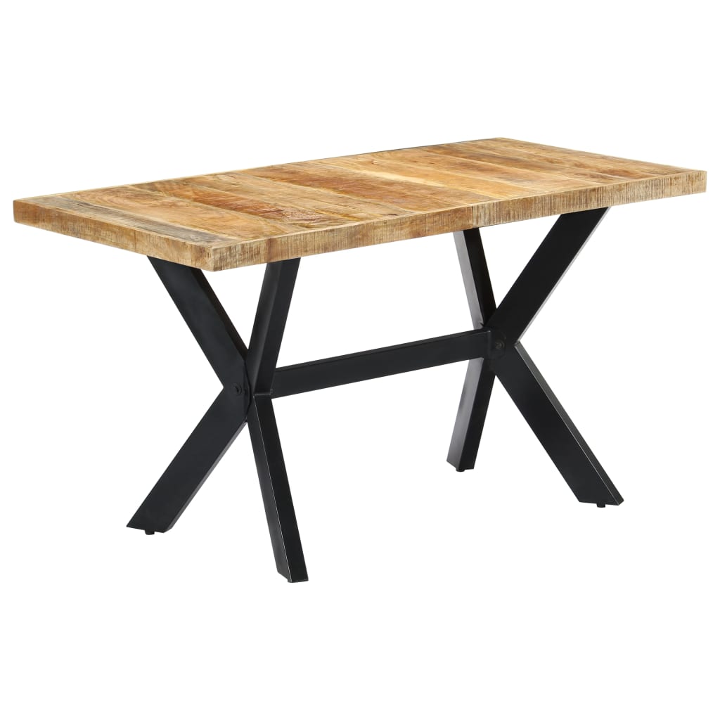 Esstisch Massivholz Mango und Stahlgestell 180 cm