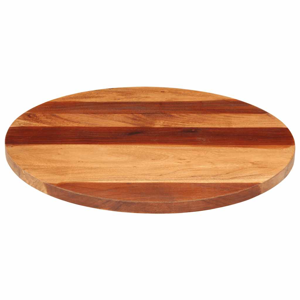 Tischplatte Massivholz Akazie Rund 15-16 mm 40 cm
