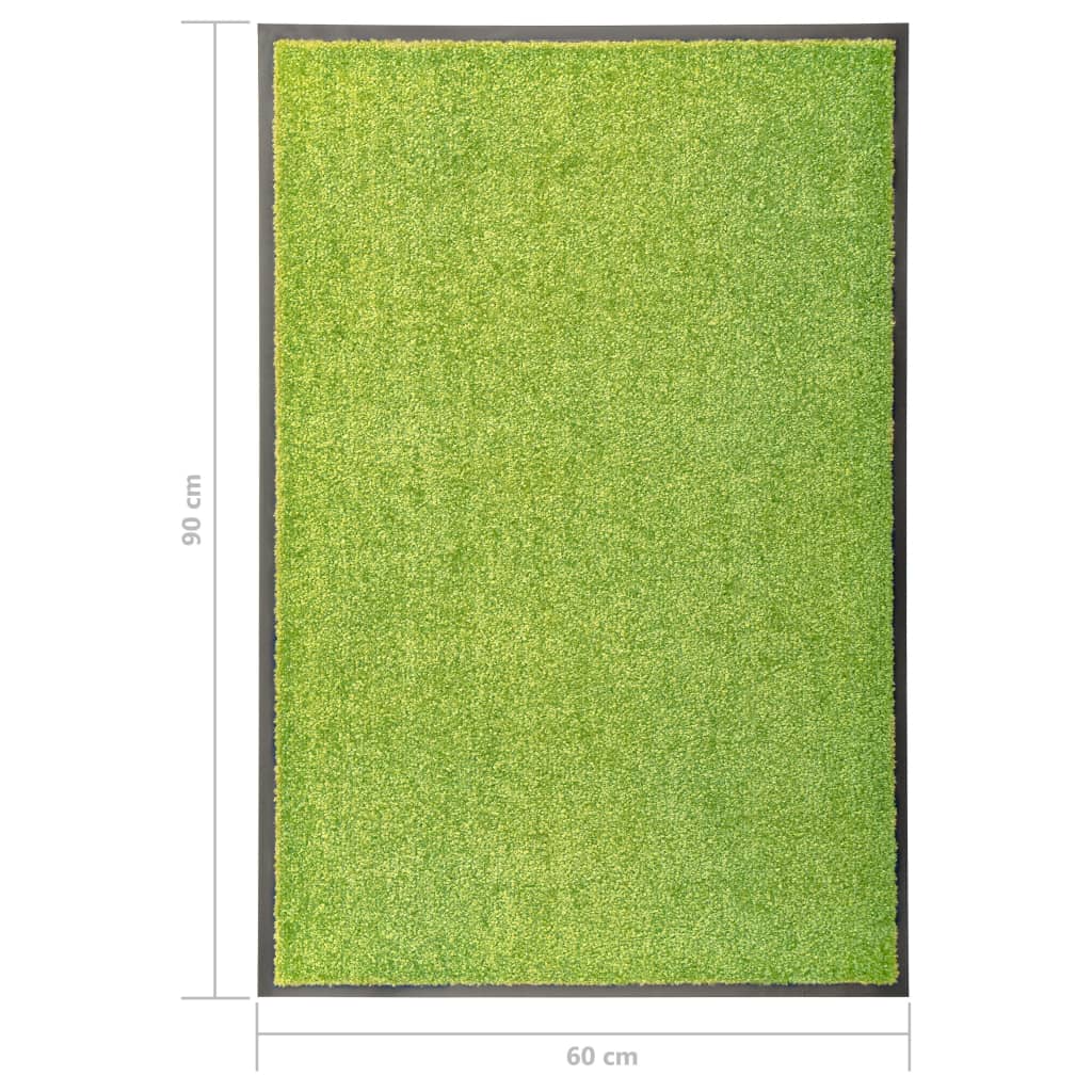 Fußmatte Waschbar Anthrazit 120x180 cm
