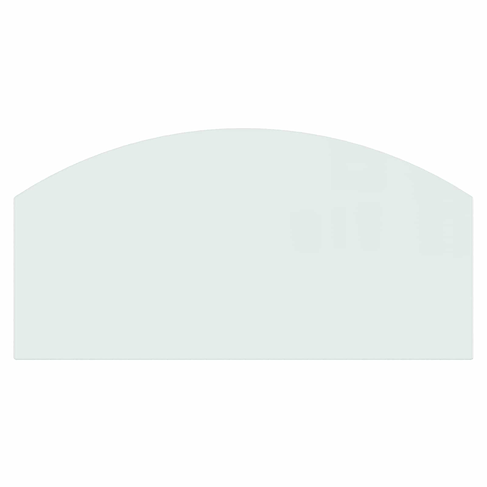 Feuerstelle Glasplatte Transparent 80 x 50 cm Glas