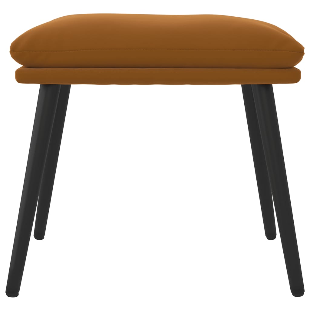 Fußhocker Hellgrau 45x29,5x35 cm Samt
