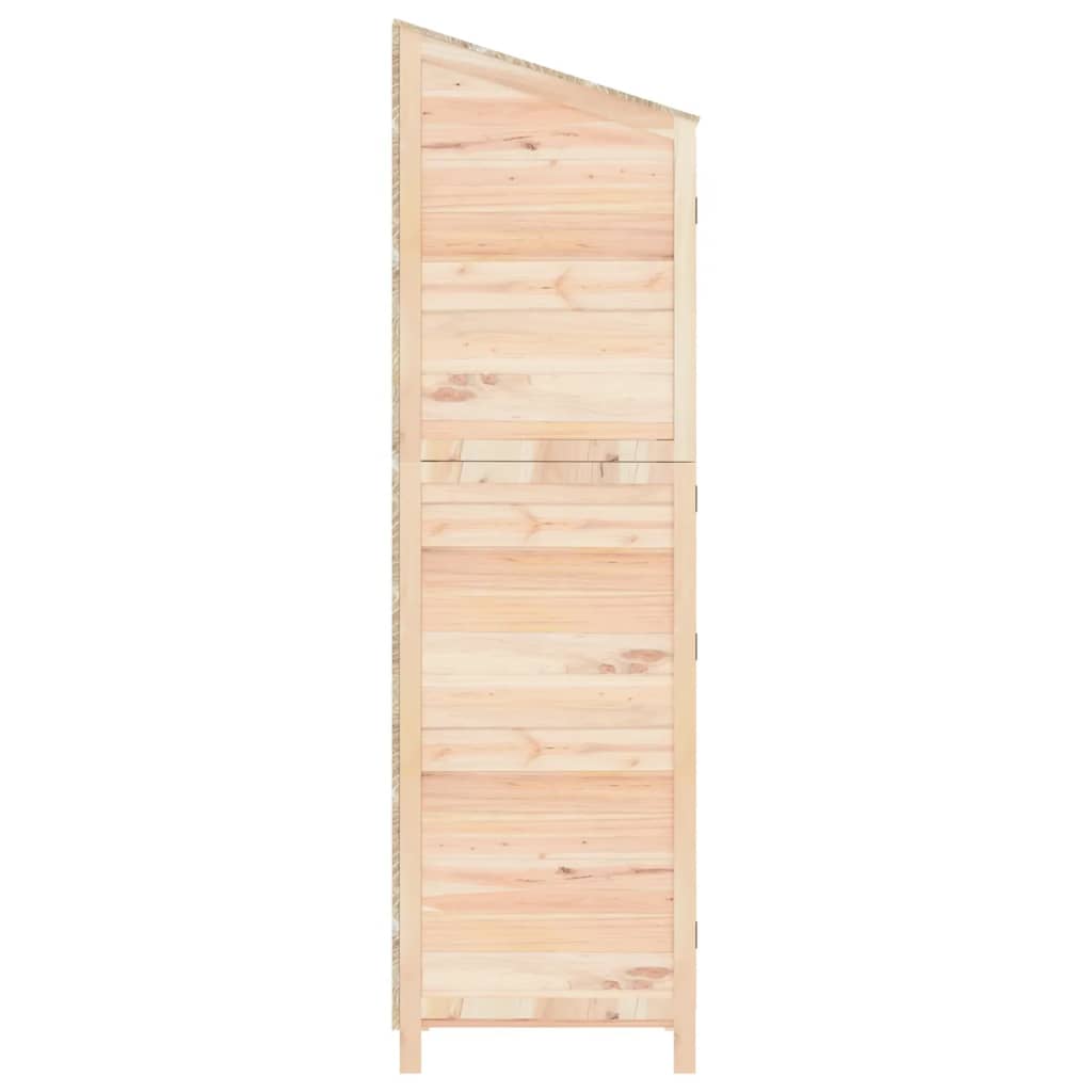 Geräteschuppen 55x52x174,5 cm Massivholz Tanne