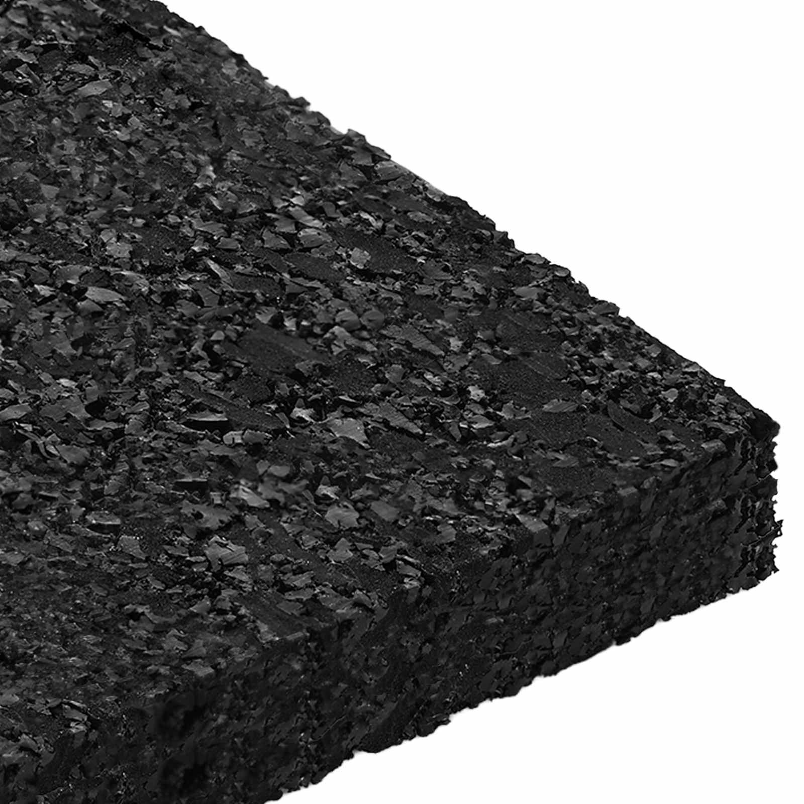 Gummigranulat-Patiopad Schwarz 6 x 9 x 0,3 cm Gummi