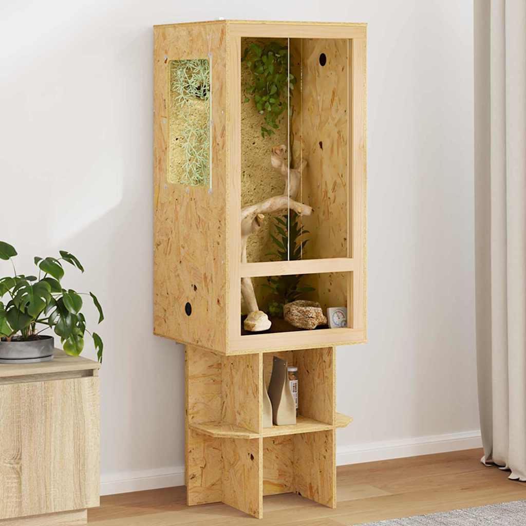 Terrarium Braun 50 x 50 x 100 cm OSB