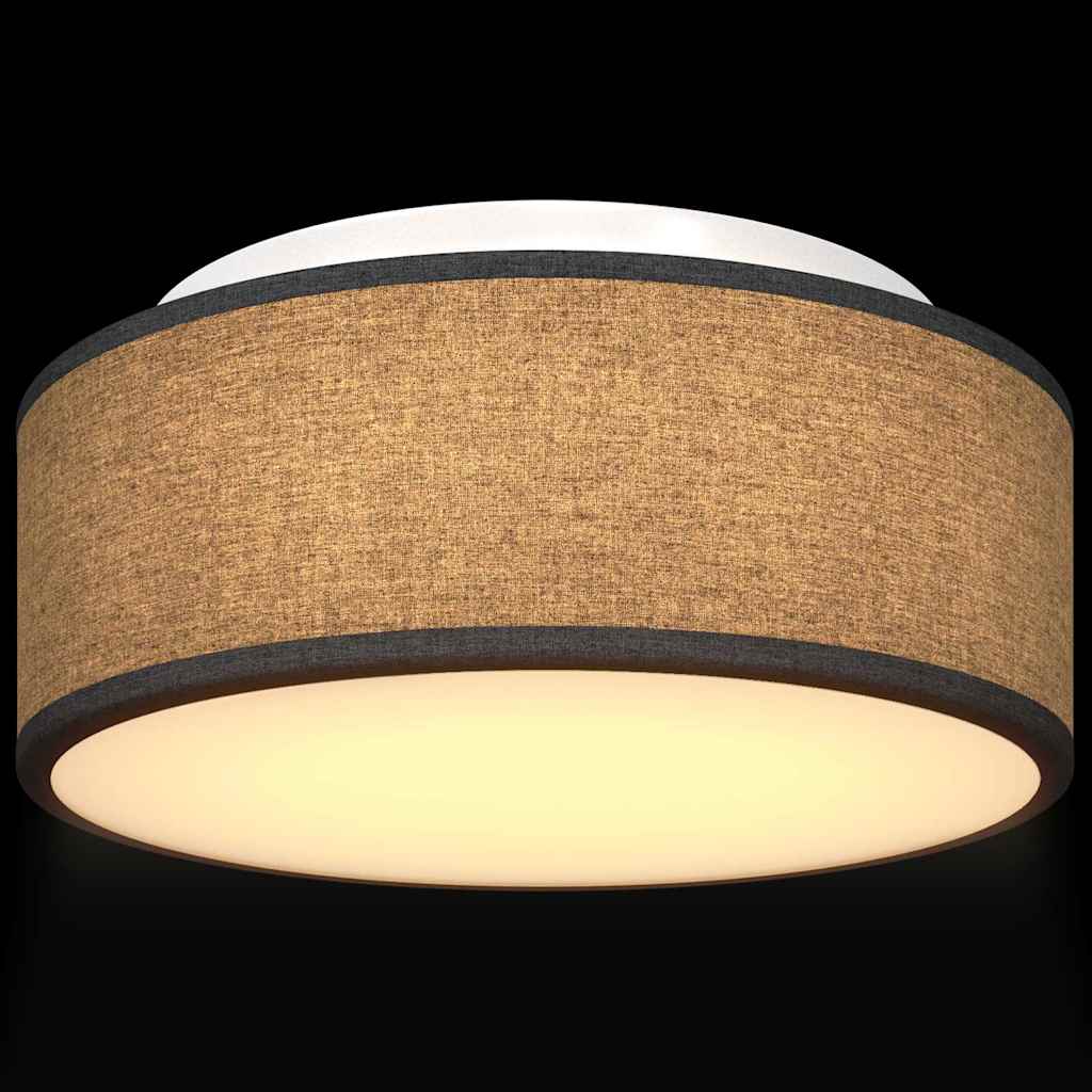 Deckenlampe mit Strahlern Schwarz 30 x 30 x 13,5 cm Stoff