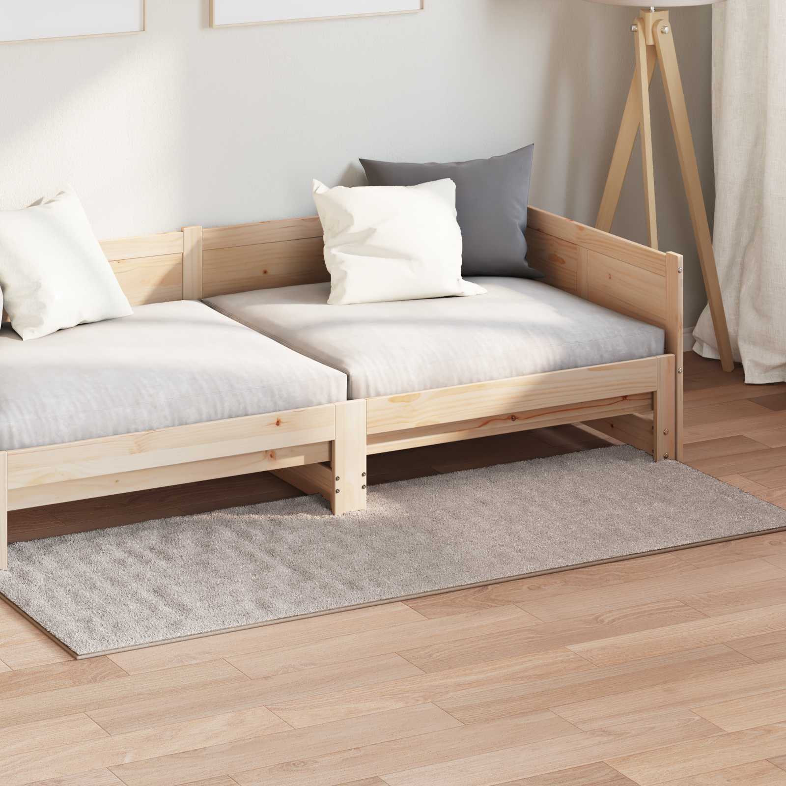 Bereichsteppiche Rechtwinklig SIROLO Creme 150 x 80 cm