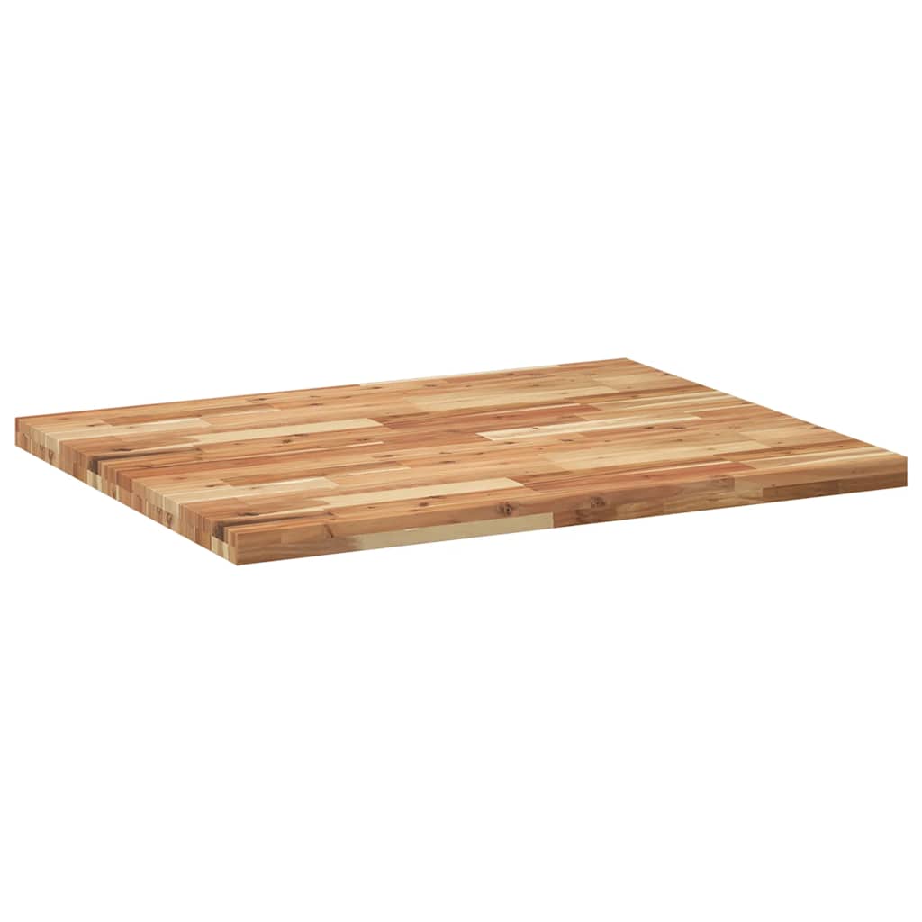 Schreibtischplatte Unbehandelt 60x50x2 cm Massivholz Akazie
