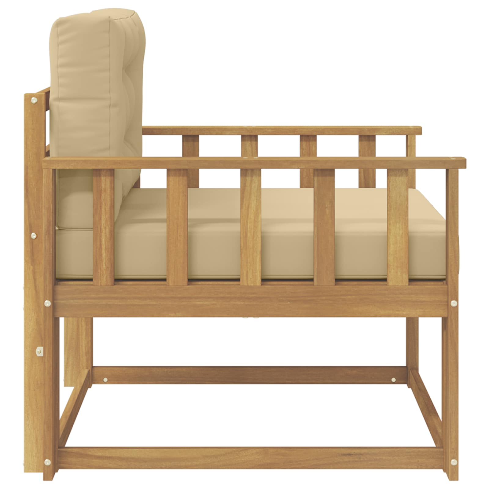 Outdoor Mittelsofa Natur