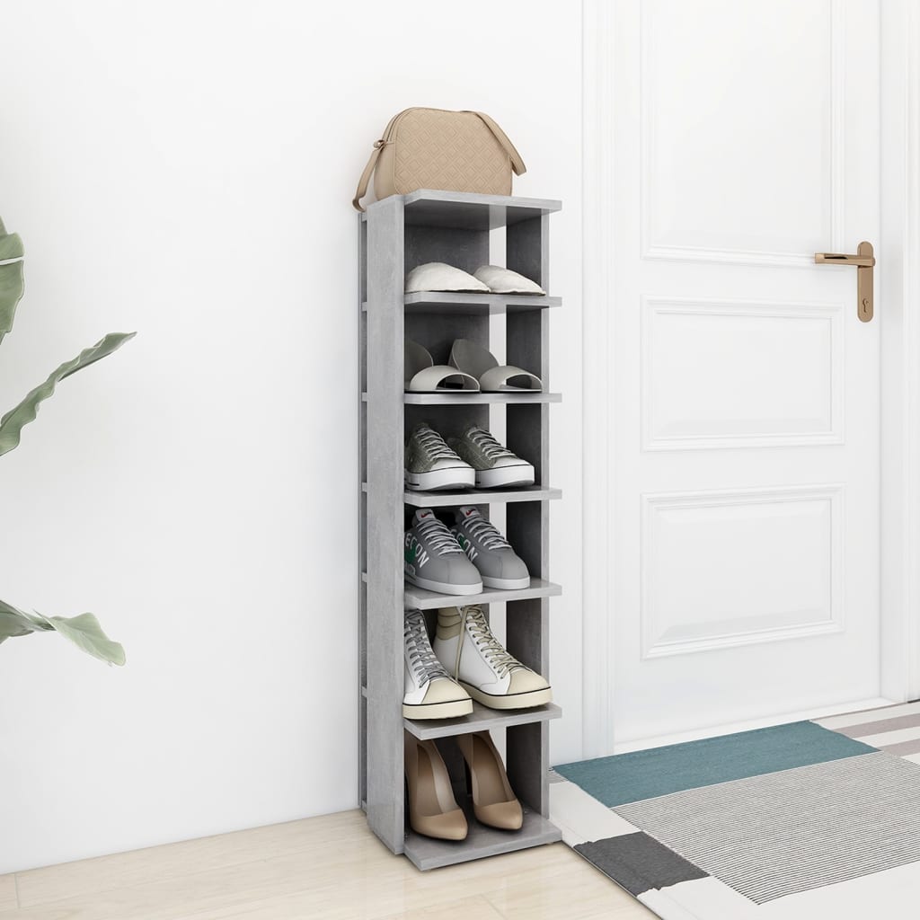 Schuhschrank Weiß 27,5x27x102 cm Holzwerkstoff