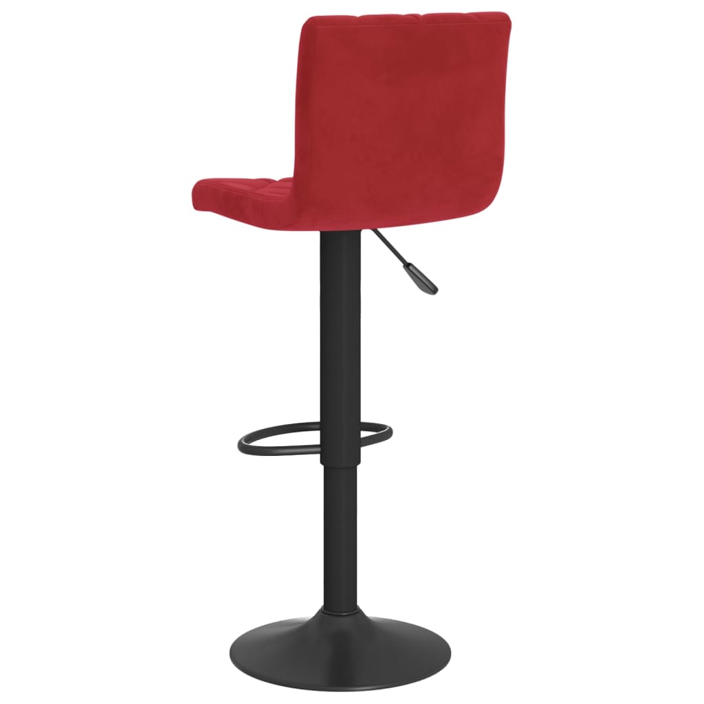 Barhocker 2 Stk. Creme Samt
