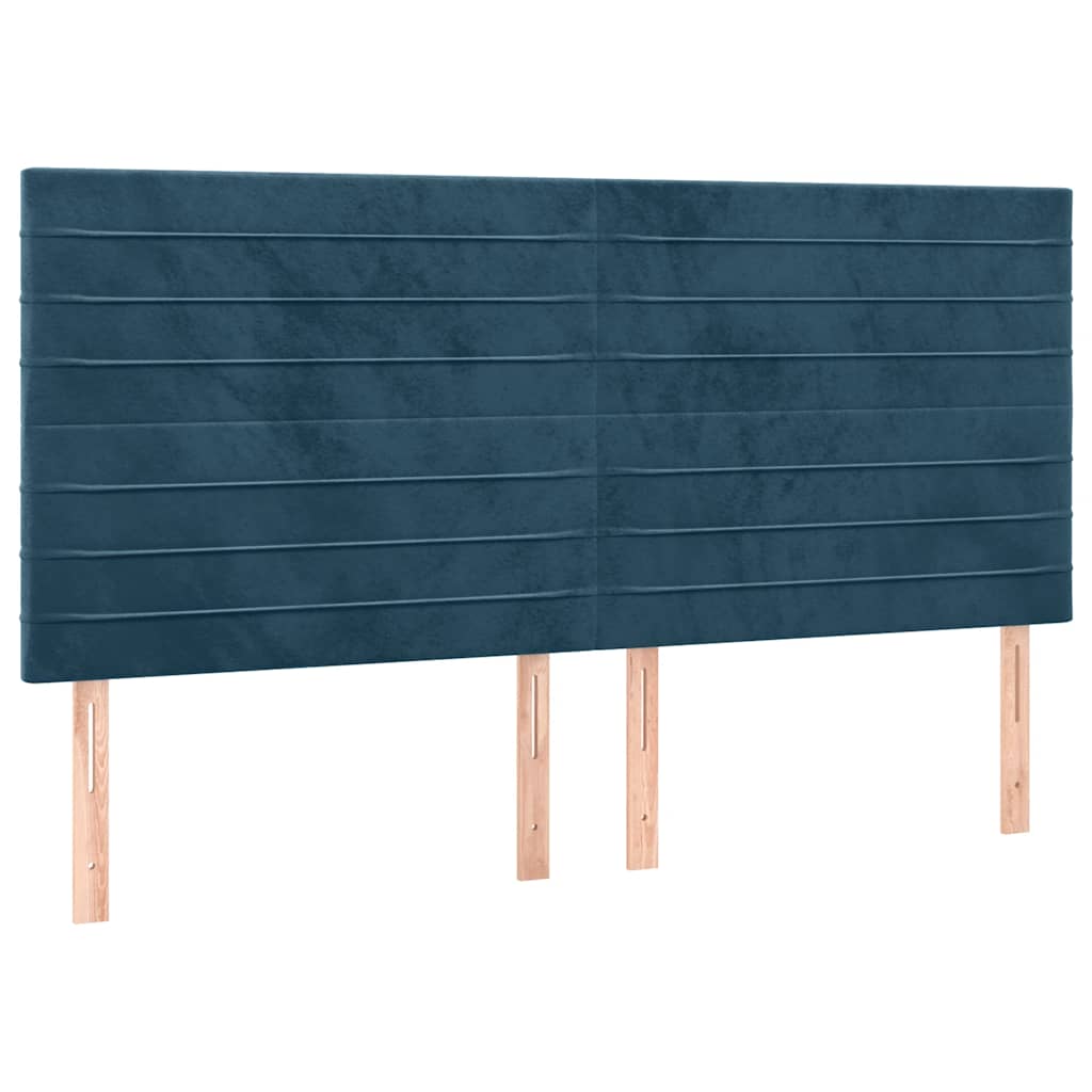 Kopfteil Hellgrau 80x5x118/128 cm Samt