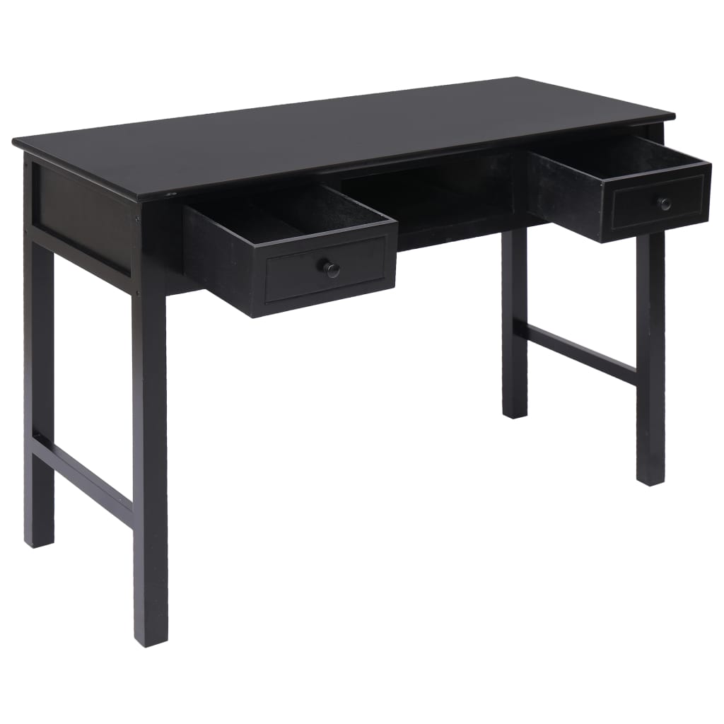 Schreibtisch Grau 110×45×76 cm Holz