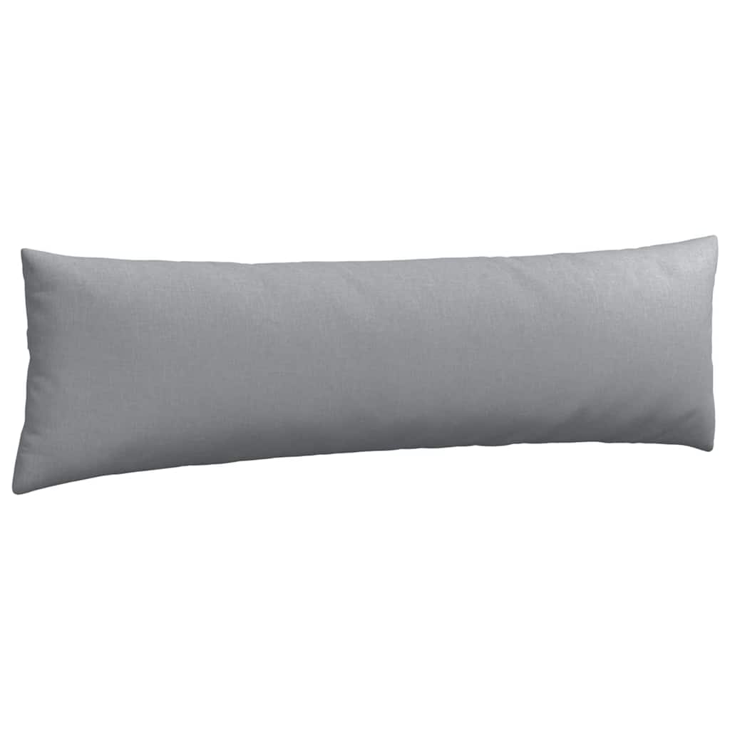 Sofakissen 2 pcs Hellgrau 50 x 30 cm Stoff