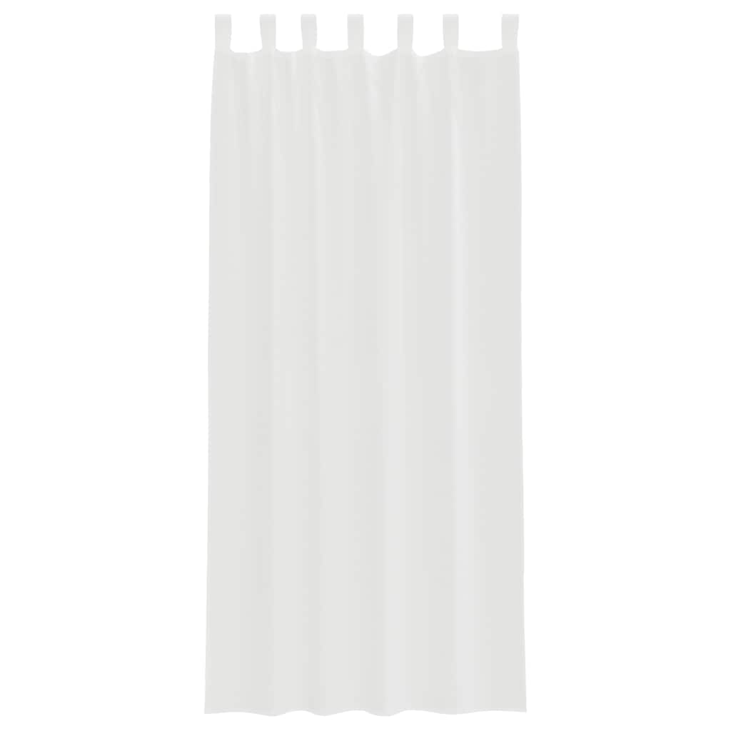Voile Vorhänge mit Ösen 2 Stk. Apfelgrün 140x140 cm