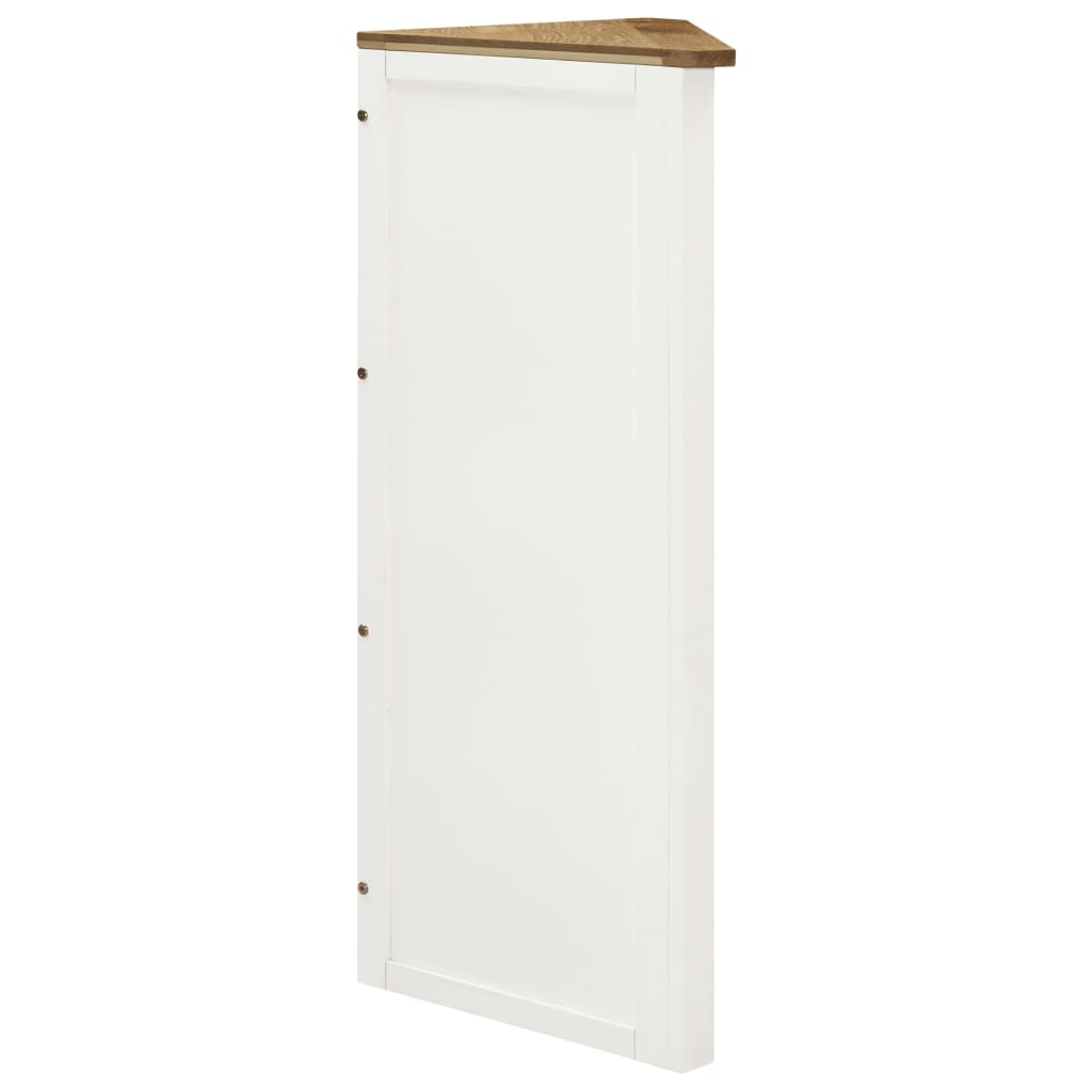 Eckregal 59x36x100 cm Massivholz Eiche