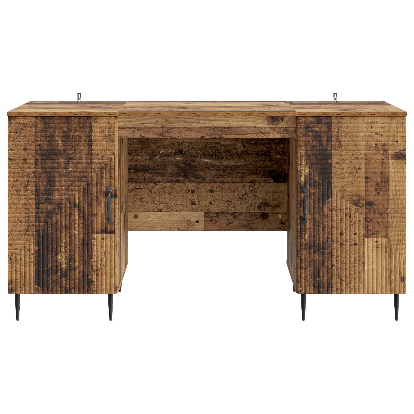Schreibtisch mit Regal Schwarz 142,5 x 50 x 75 cm Holzwerkstoff