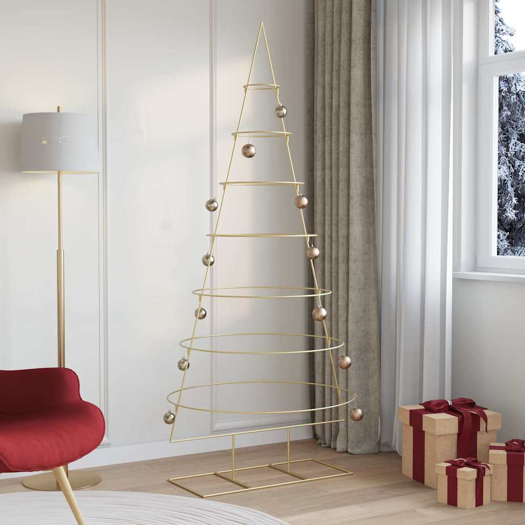 Metall-Weihnachtsbaum Deko Schwarz 60 cm