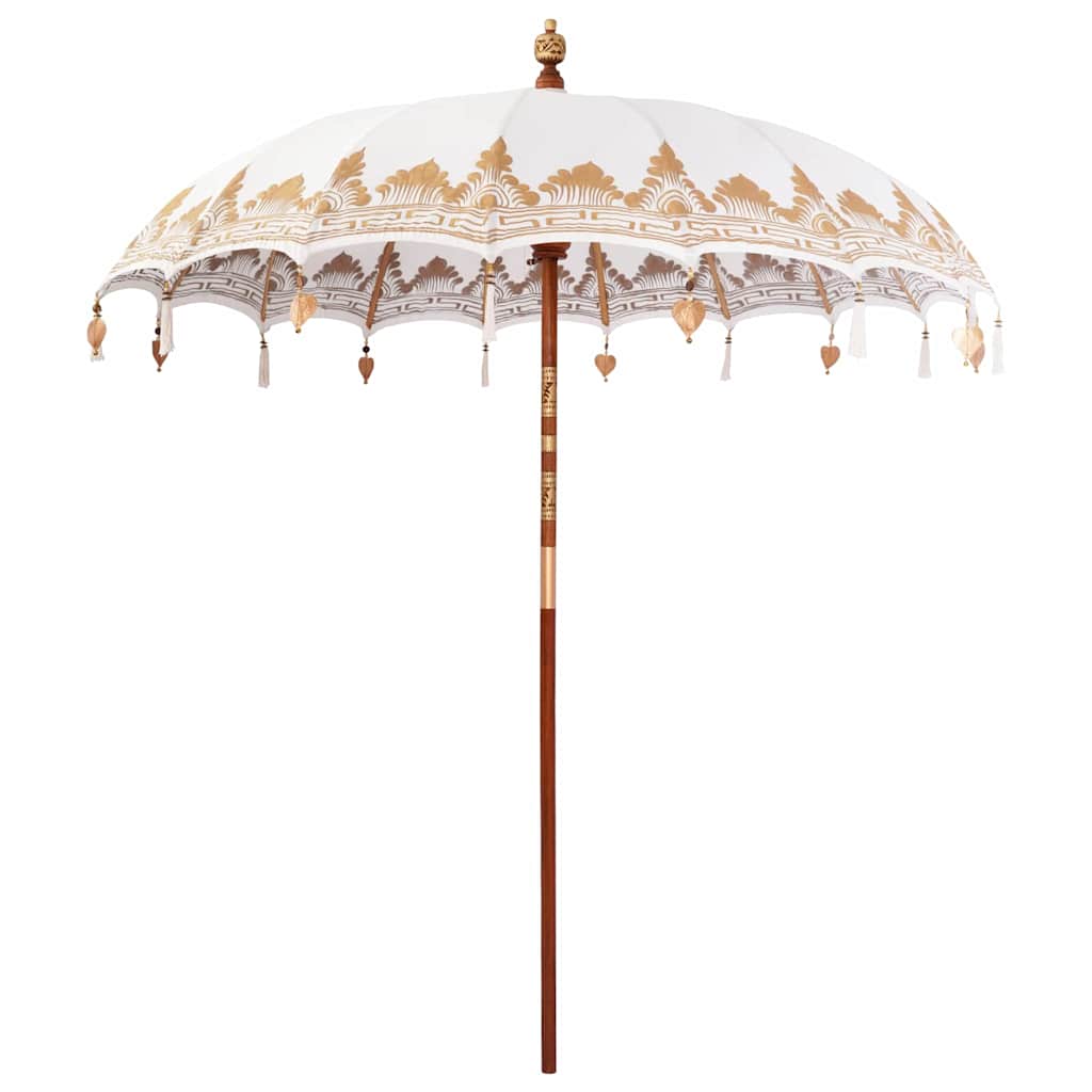 Balinesischer Sonnenschirm Creme 185 x 185 x 260 cm