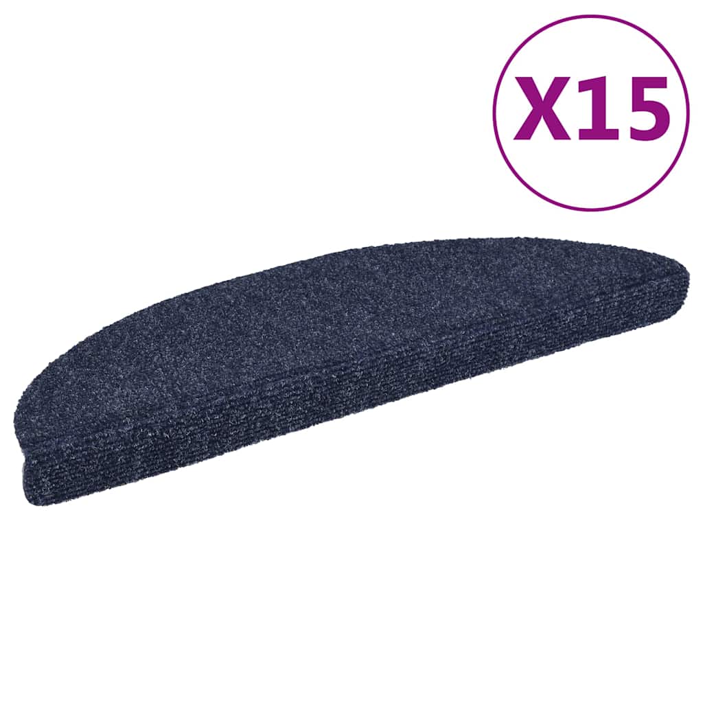Stufenmatten Selbstklebend 15 Stk. 56x17x3 cm Hellbraun Halbrund