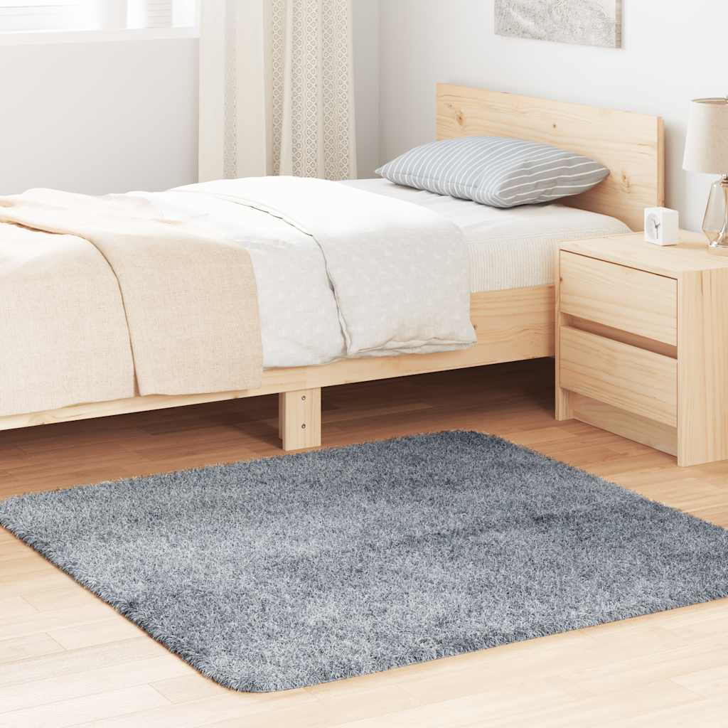Teppich Shaggy Hochflor NAVARRA Beige 60x100 cm Polyester