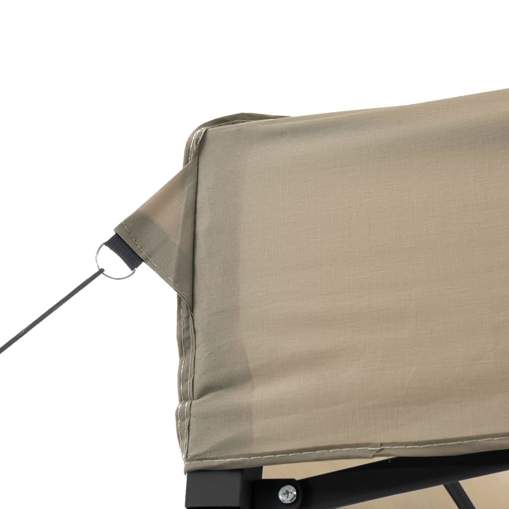 Partyzelt Faltbar Pop-Up Beige 410x279x315 cm