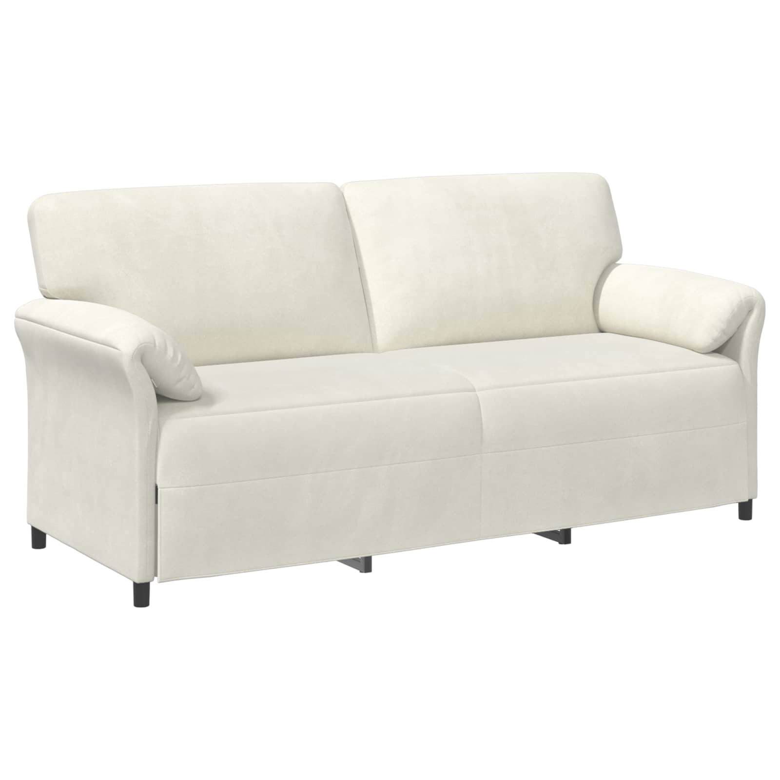 1-Sitzer Sofa Hellgrau 88 x 83 x 95 cm Samt