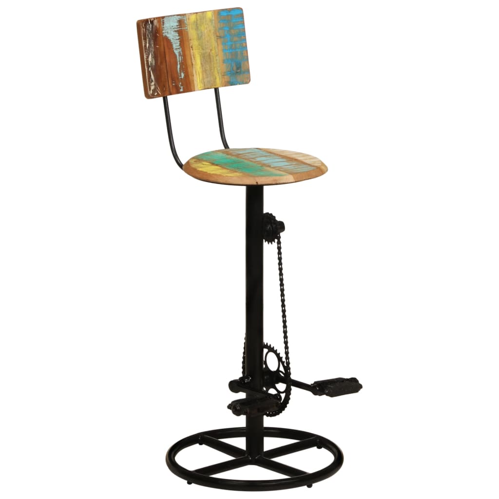 Barhocker 2 Stk. Massivholz Mango