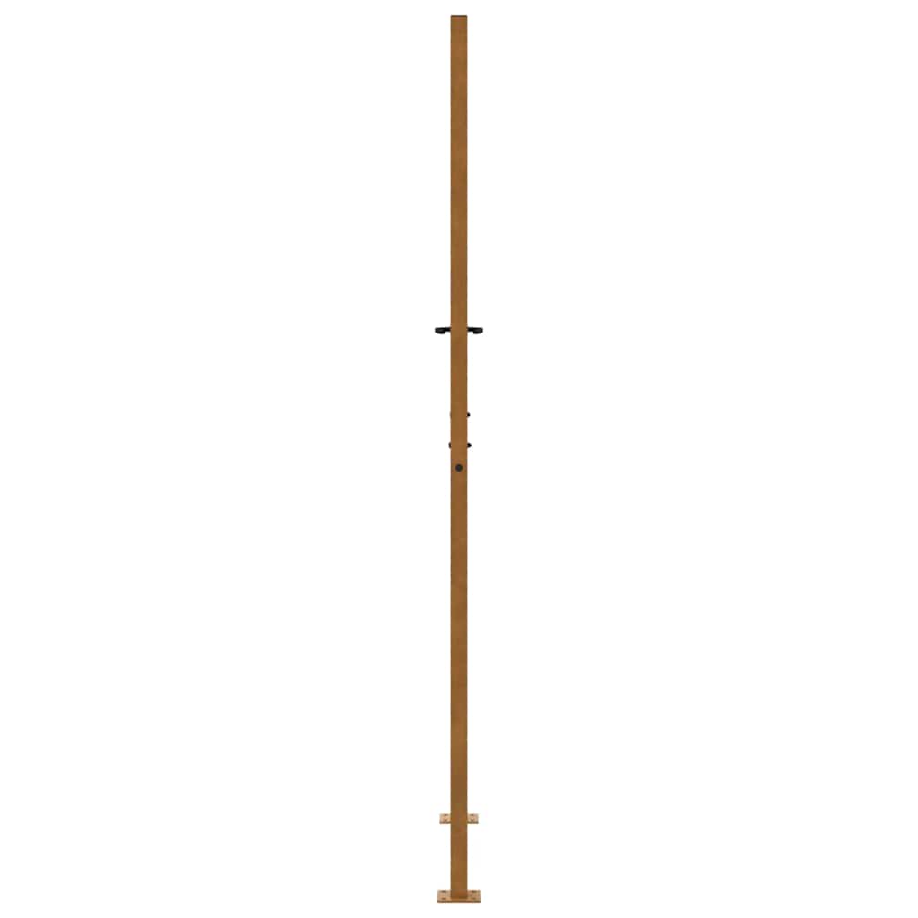 Gartentor Schwarz 100x100 cm Stahl Lichtdesign