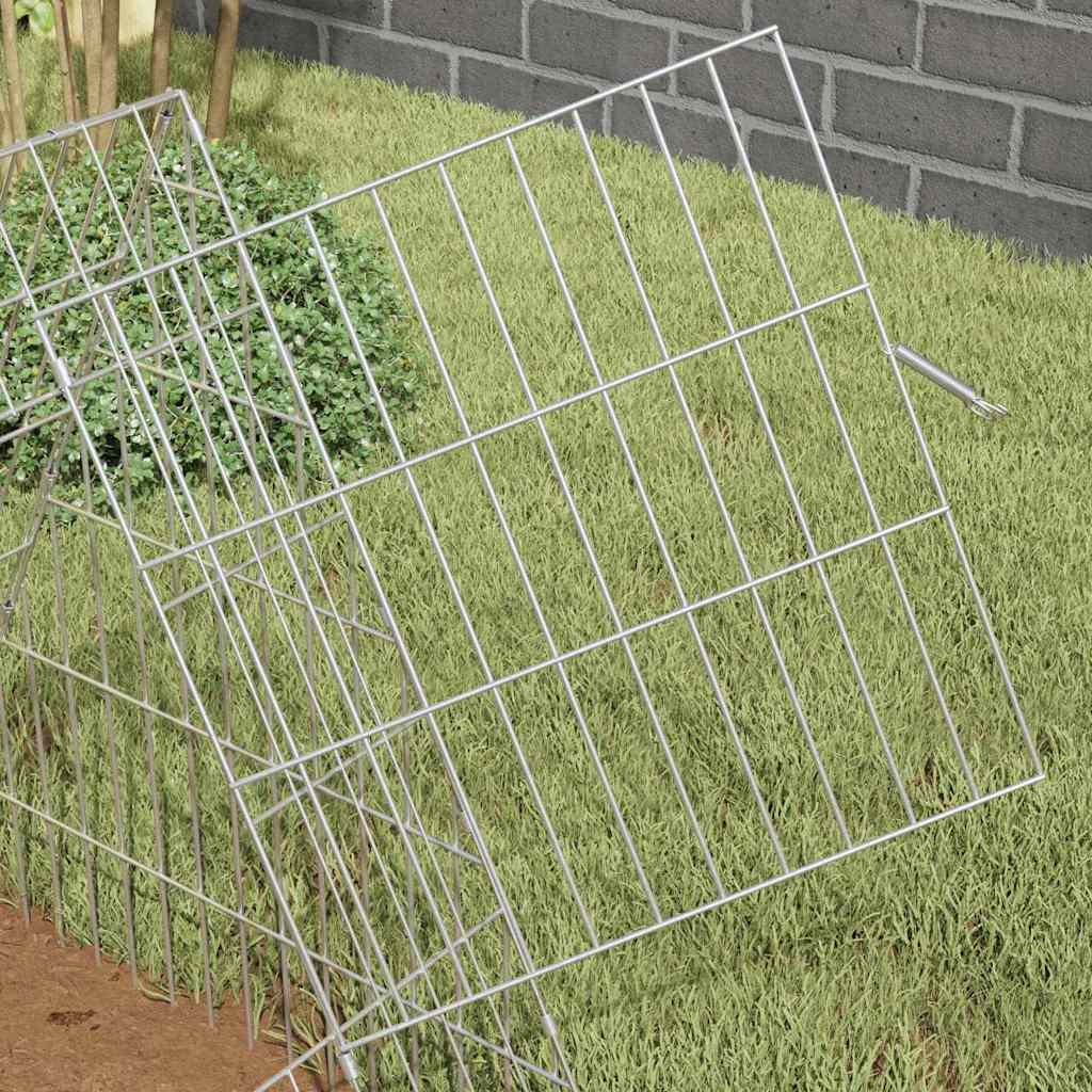 Hasenkäfig Silber 110 x 55 x 55 cm Verzinkter Stahl