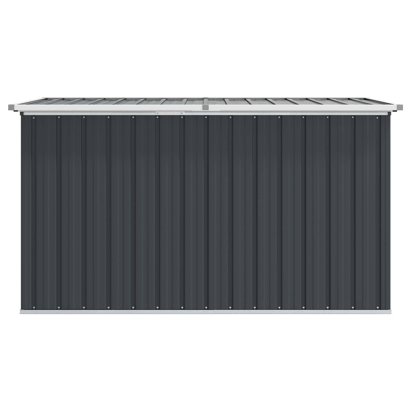 Außenlagerbox Holz 109 x 67 x 65 cm Verzinkter Stahl