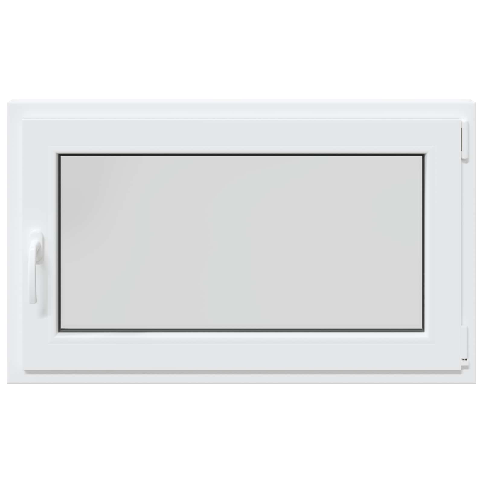 Kellerfenster RISOR 50 x 50 cm PVC und Glas Weiß