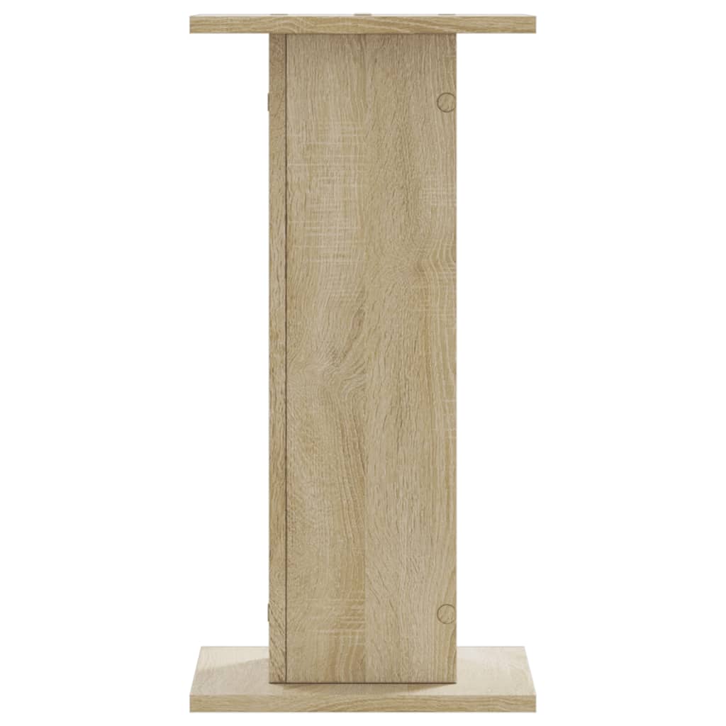 Pflanzenständer 2 Stk. Weiß 30x30x40 cm Holzwerkstoff