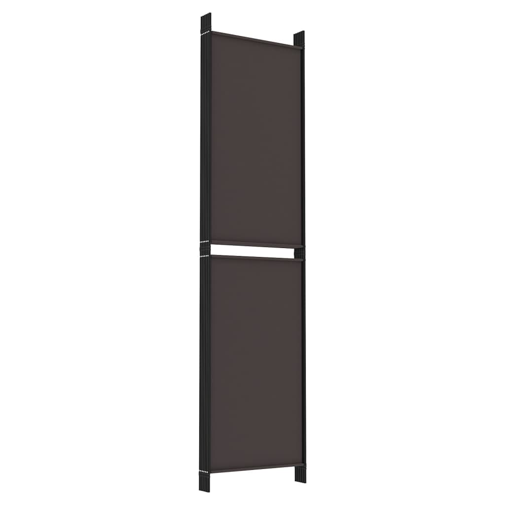 3-teiliger Raumteiler Beige 150 x 180 cm Stoff