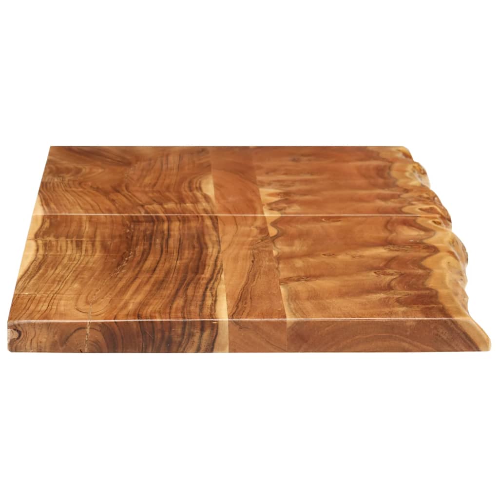 Badezimmer-Waschtischplatte Massivholz Akazie 100x52x2,5 cm