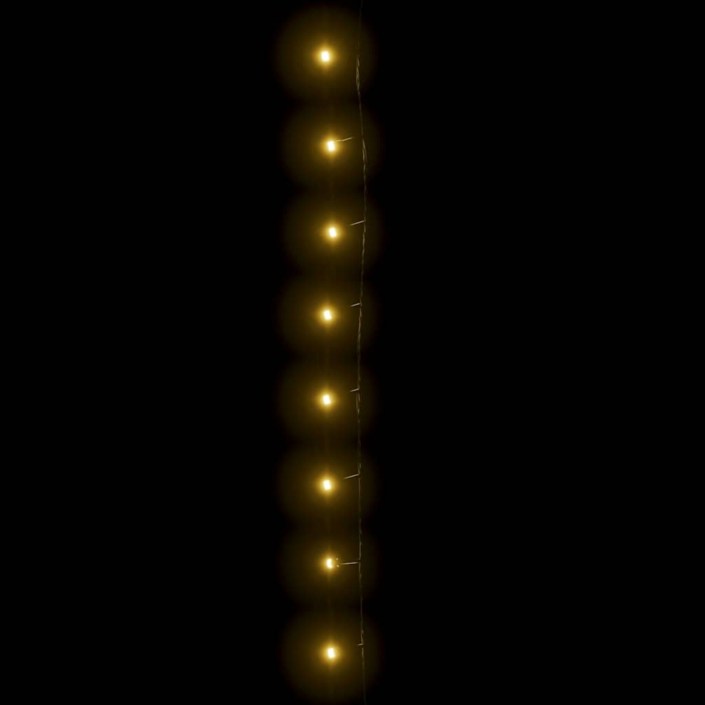 Weihnachtsbaum-Lichternetz mit 180 LEDs Kaltweiß 180 cm