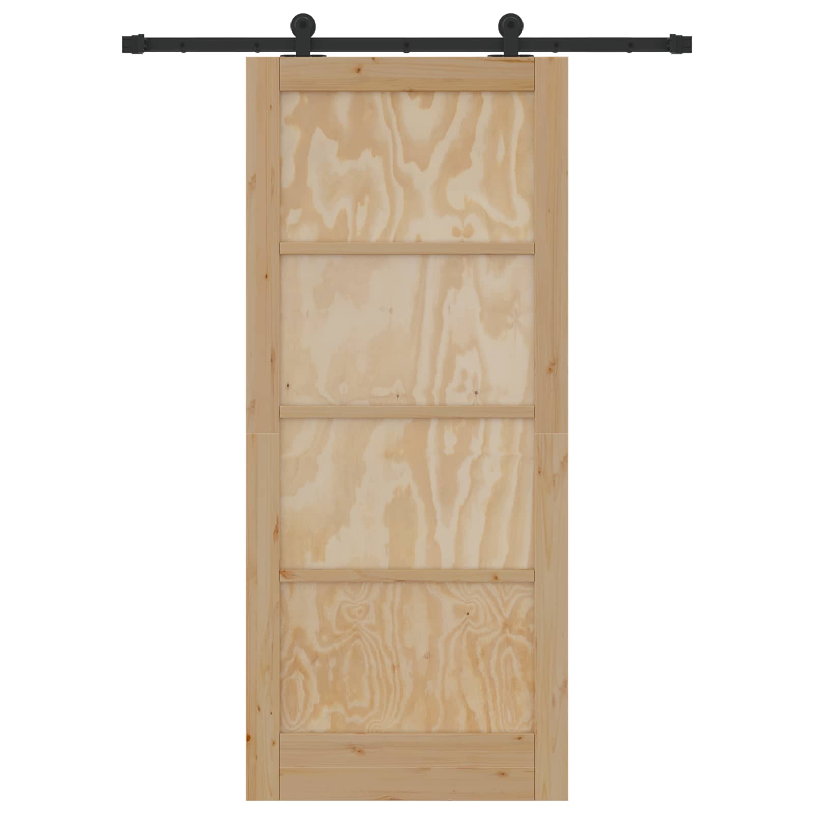 Schiebetür ORKDAL Natur 61 x 198,5 cm Massives Kiefernholz
