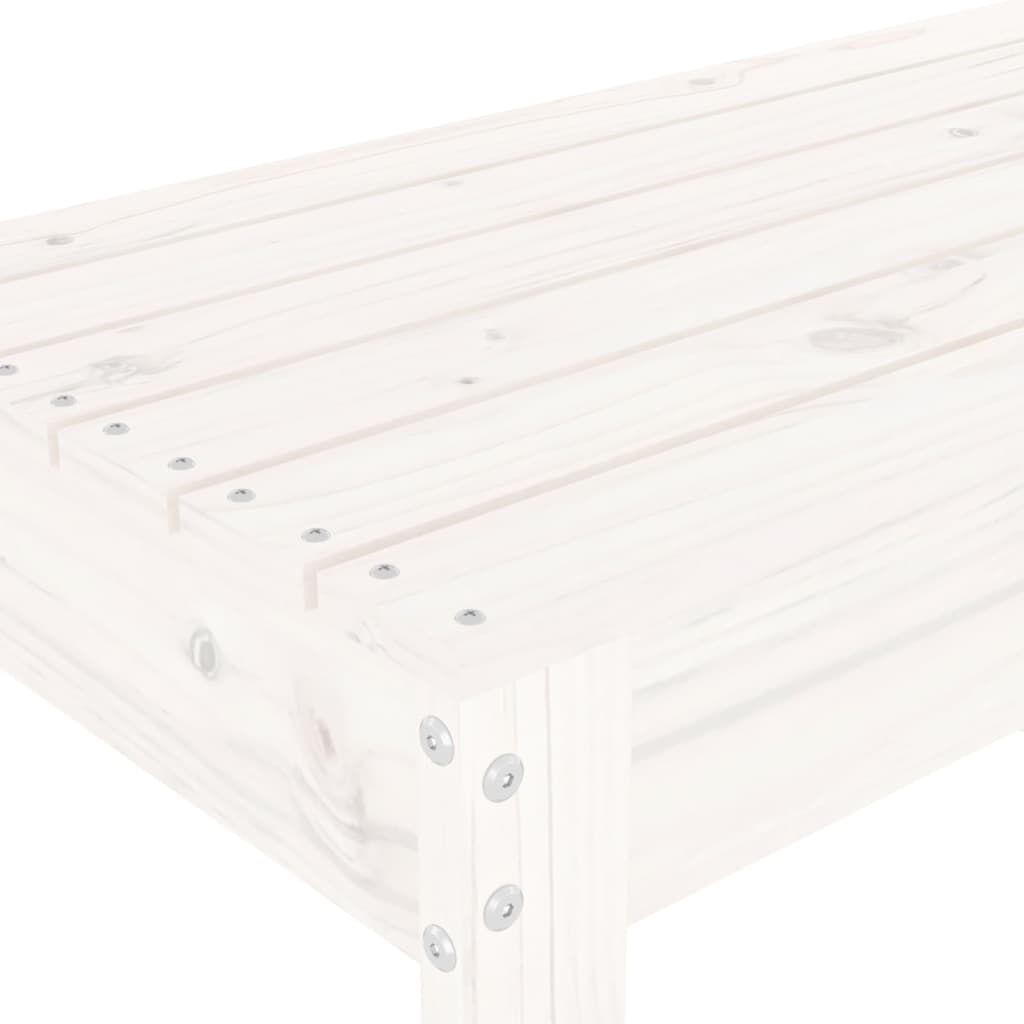 Gartenbank 80x38x45 cm Massivholz Kiefer