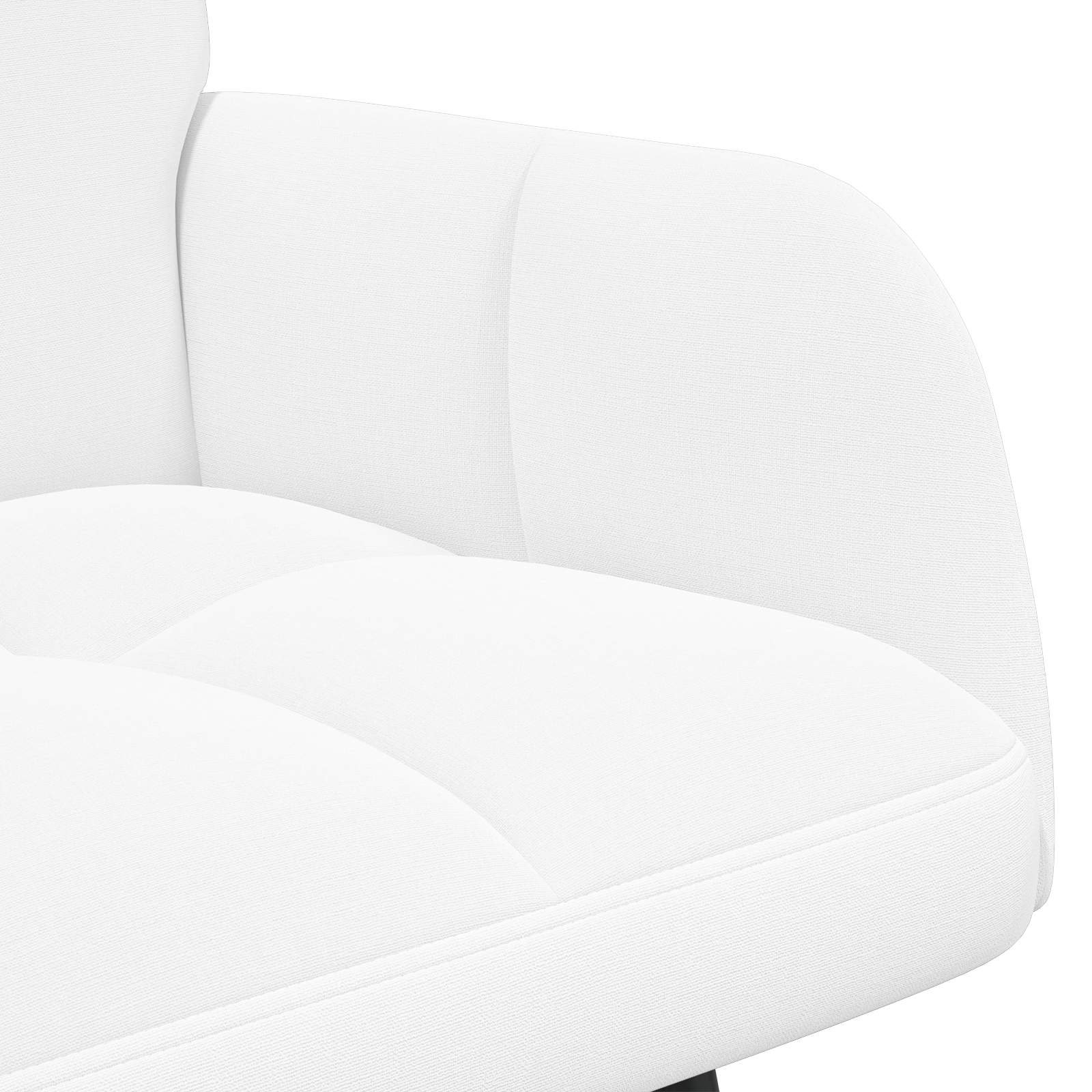 2-Sitzer Sofa Hellgrau 115 x 61 x 87 cm Stoff