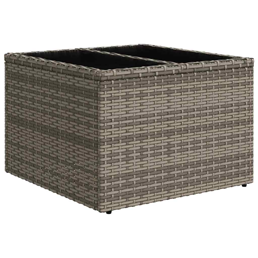 Garten Essgruppe mit Kissen 6 pcs Schwarz und Creme