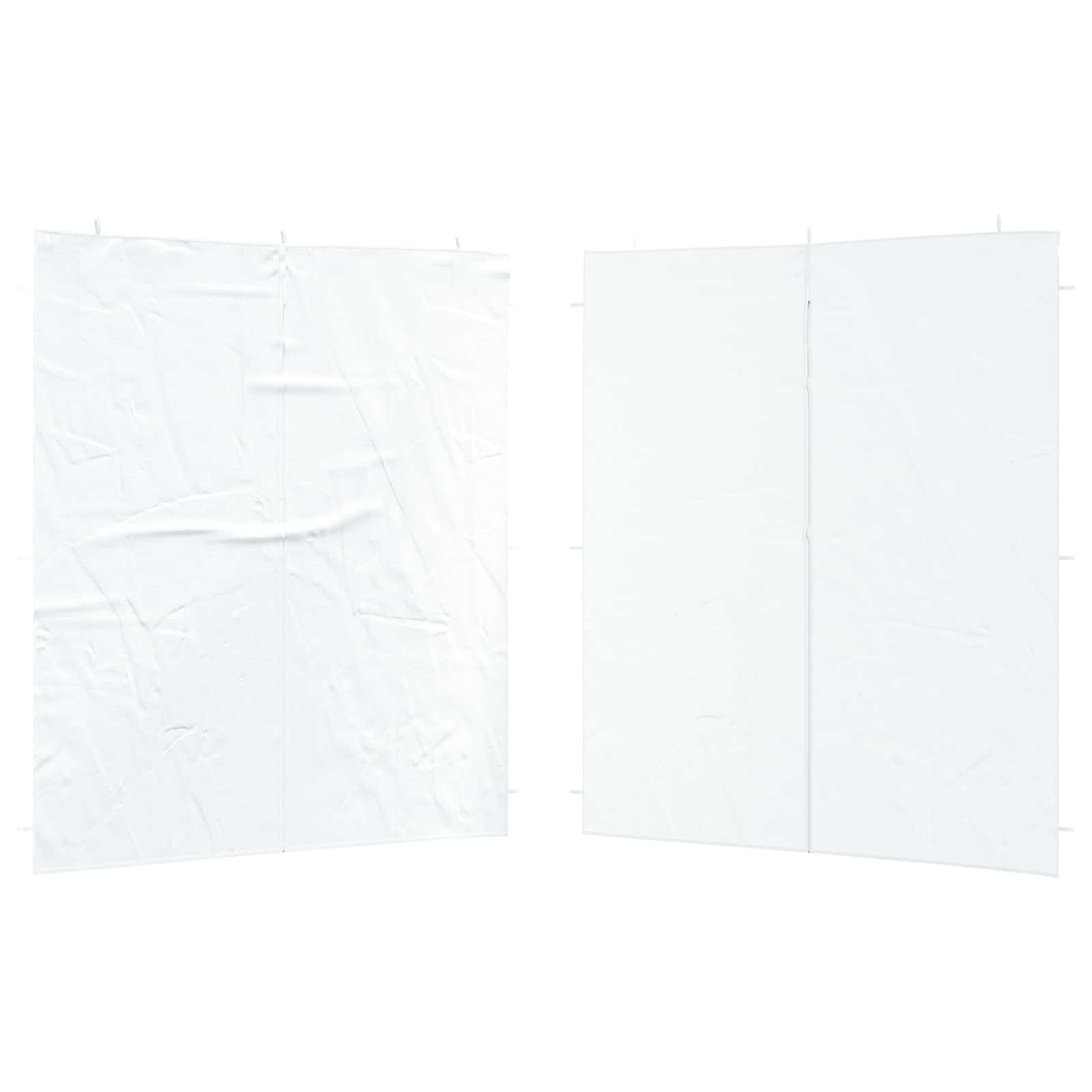 Party Zelt Seitenteil 2 pcs Rot 300 x 195 cm PE und Stahl