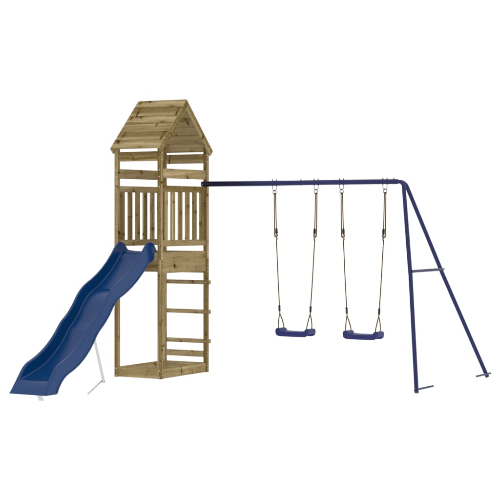 Spielturm Massivholz Kiefer