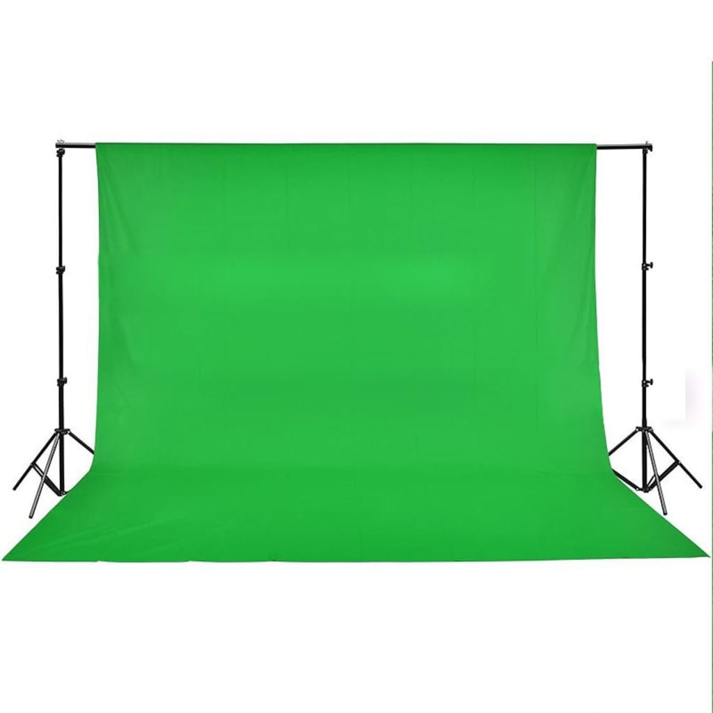 Fotostudio-Set mit Lampen-Set und Hintergrund