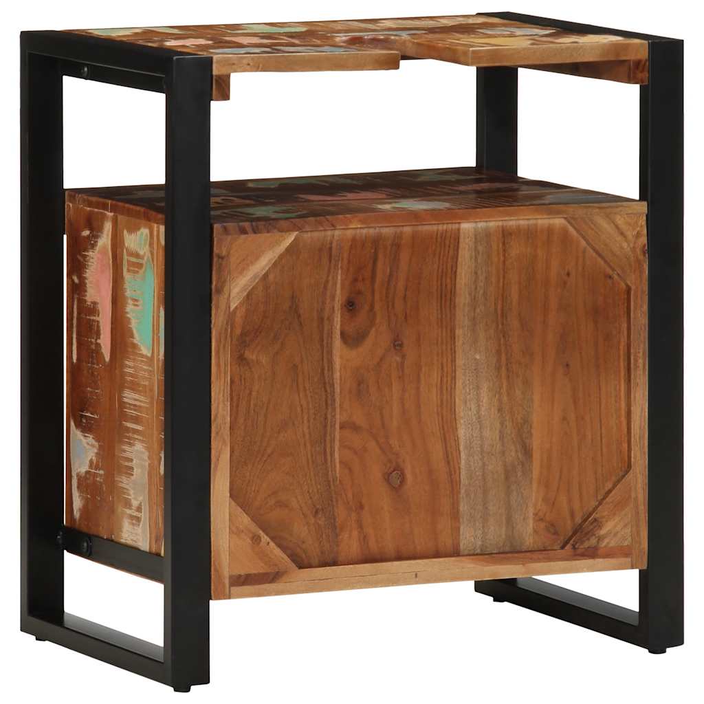 Badezimmerschrank Braun 55 x 35 x 60 cm Massivholz Mango